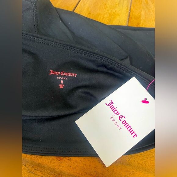 Juicy Couture Sport Black High-Waisted Leggings; Size Medium - Picture 7 of 8